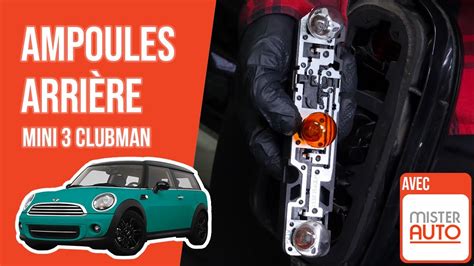 Changer Les Ampoules De Feux Arri Re Mini Clubman Youtube