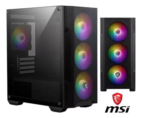 Case Gamer Msi Mag Force M A Fan Rgb Atx Gaming Hd Mercadolibre