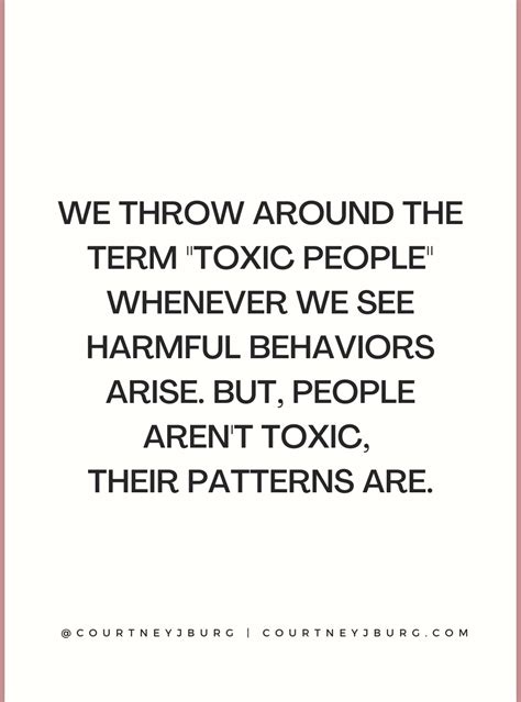 Toxic People Or Toxic Patterns Courtney J Burg