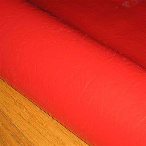 Retro Vinyl Upholstery Fabric Vintage Red Vinyl Bolt Upholstery Fabric ...