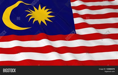 malaysian flag hd image photo  trial bigstock