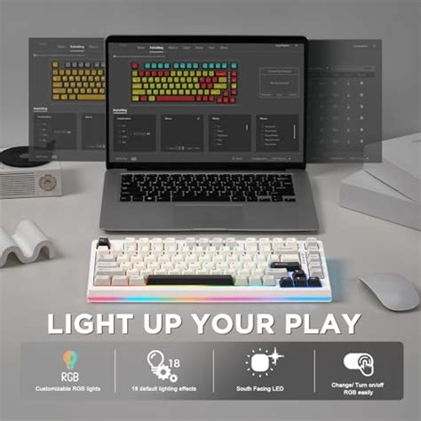 Yunzii Yz Hot Swappable Wireless Gaming Mechanical Keyboard Rgb