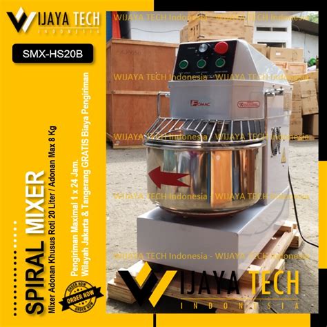 Jual Spiral Mixer 20 Liter Fomac Smx Hs20b Mixer Adonan Roti Mie 20l