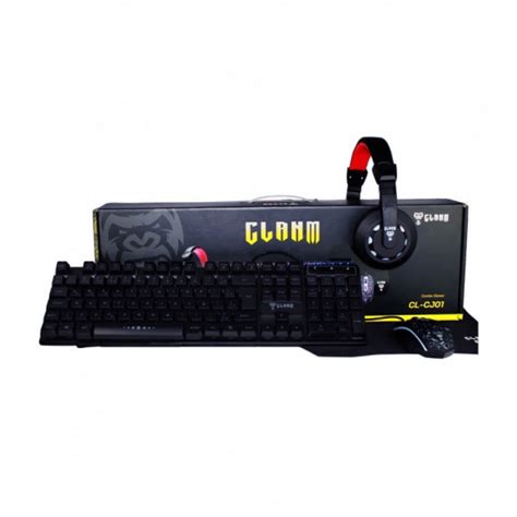 Kit Gamer Clanm Jungle Teclado Mouse Headset Mousepad CL CJ01 Submarino