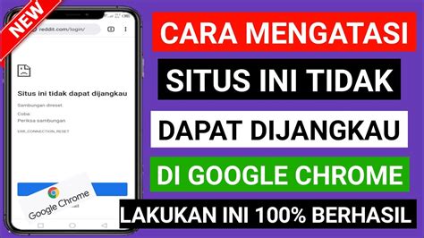 Cara Mengatasi Situs Ini Tidak Dapat Dijangkau Di Chrome Lakukan Ini