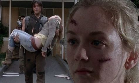 Emily Kinney Of The Walking Dead Reveals The Secrets Behind Shocking Midseason Finale Daily