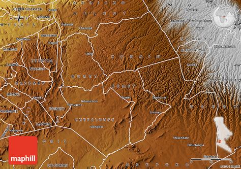 Bomet County Map