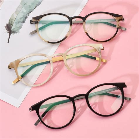 Newest Hot Selling High Quality Fashion Pure Titanium Ox Horn Glasses