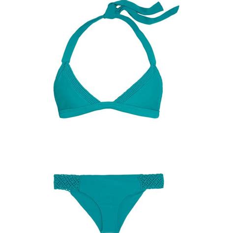 Tori Praver Windward Macram Detailed Triangle Bikini Tori Praver