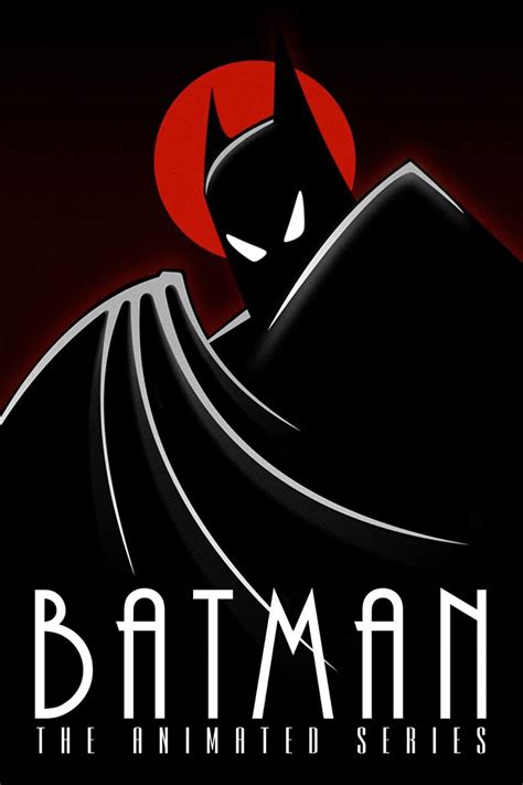 batman the animated series logo on a black background