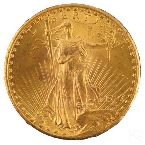 Sold At Auction Augustus Saint Gaudens Us 20 Double Eagle 1927