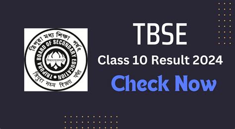 TBSE Class 10 Result 2024 Check Tripura Board 10th Result Da