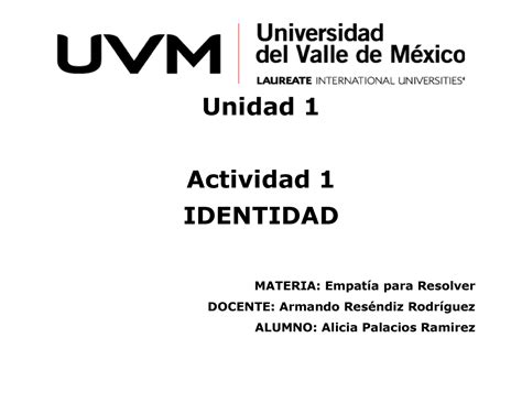 A Identidad Apr Actividad Empat A Por Resolver Unidad