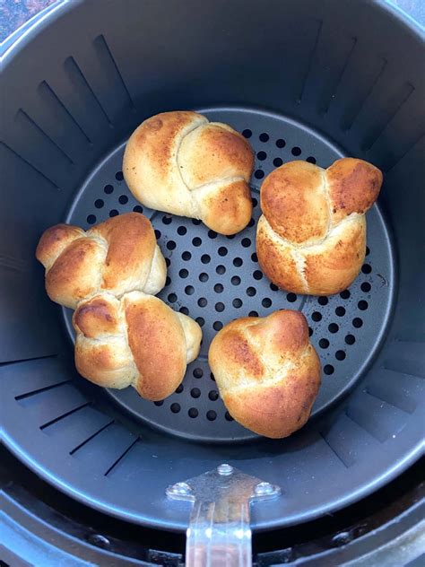 Frozen Garlic Knots In Air Fryer Melanie Cooks