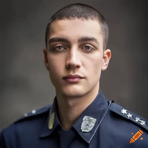 Headshot Photo Of A Young Police Officer On Craiyon