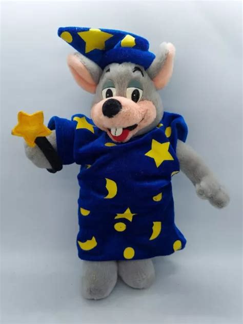 RARE LIMITED EDITION Chuck E Cheese WIZARD Plush Stuffed Showbiz