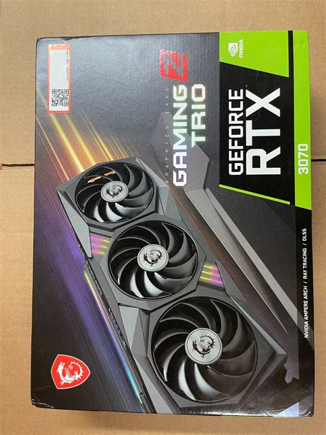 Msi Geforce Rtx 3070 Gaming Z Trio 8gb Lhr Graphics Card 824142259283 Ebay