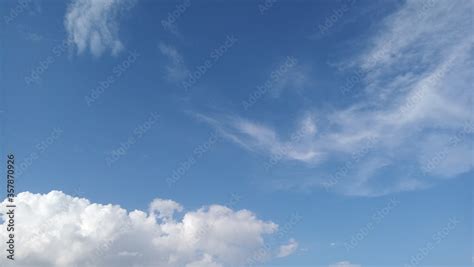 beautiful white clouds in the sky, abstract background, natural ...