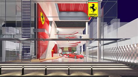 Ferrari Showroom Doonbeyt Design Sarl