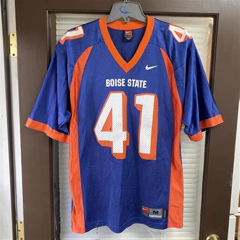 Vintage Nike Boise State Broncos #41 AUTHENTIC NCAA... - Depop