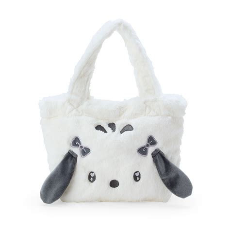 Sac Main Face Shaped Fur Pochacco Sanrio Meccha Japan