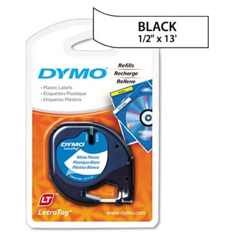 Dymo Letra Tag Fabric Iron On Labels White 1 Ct Harris Teeter