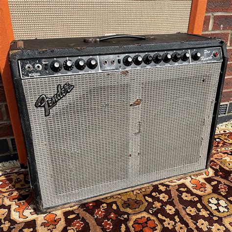 Vintage 1981 Fender Pro Reverb 2x12 Blackface Usa Valve Combo Reverb