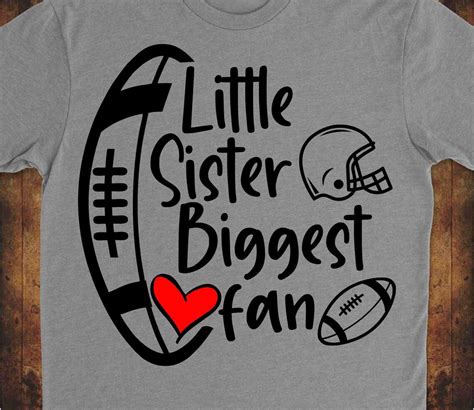 Football Sister Svg Football Svg Football Shirt Design Etsy