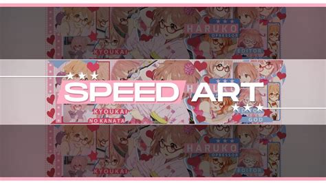 Speed Art Banner Anime Haruko Opressor [ Yazu ] Youtube