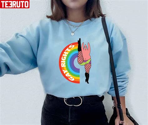 Patrick Star Gay Rights Lgbtq Pride Month Unisex Sweatshirt Teeruto