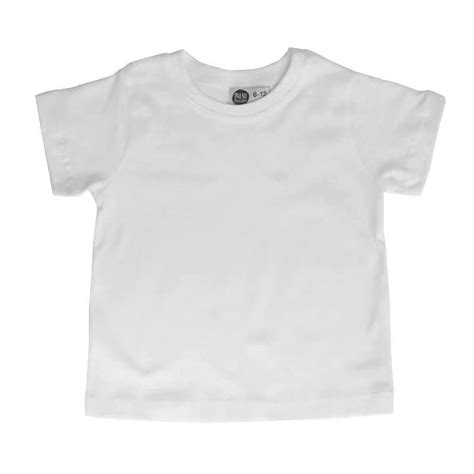 Camiseta Infantil Manga Curta Liso Basics Branco Algodão Camiseta