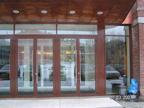 Двери из алюминиевого профиля - стеклянные алюминиевые двери, распашные ...