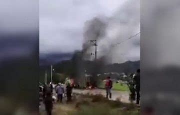 Explosión de camioneta con pirotecnia deja 2 niños muertos en La Montaña