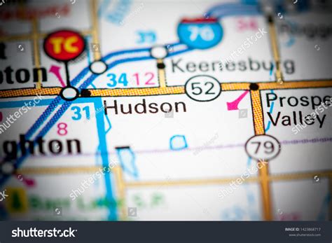 Hudson Colorado Usa On Map Stock Photo 1423868717 | Shutterstock