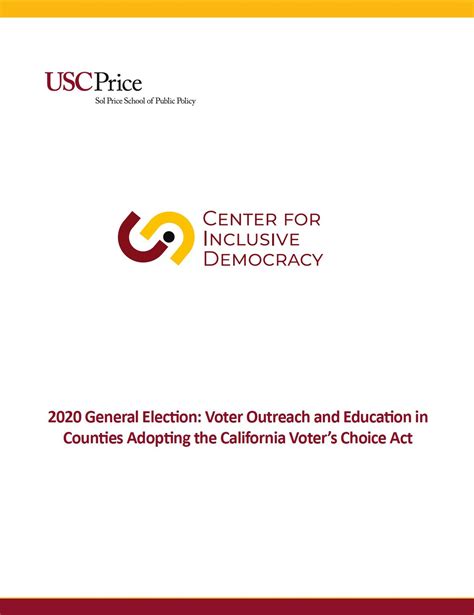 Cid Election Turnout Research — Center For Inclusive Democracy