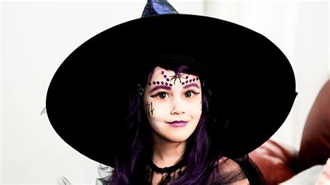 HALLOWEEN MAKEUP IDEAS Аквагрим для девочек на Хэллоуин ВЕДЬМА - YouTube