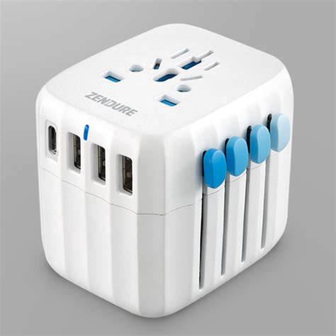 Portable Fast Charging Cube Wall Charger, with 4 USB Outports & 30W PD ...