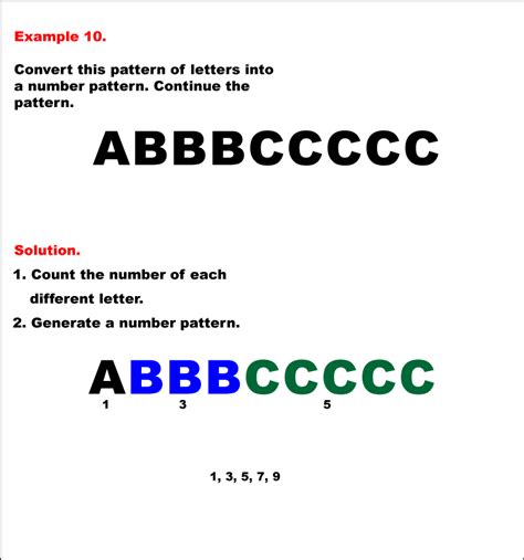 What Are 2 Examples Of Number Patterns