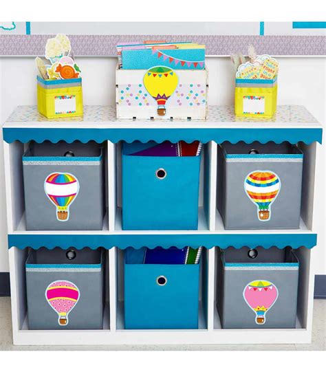 Hot Air Balloons Bulletin Board Set x FD Class Décor