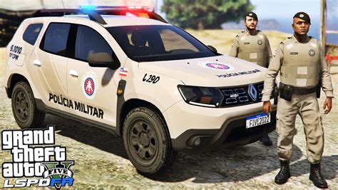 Gta V Pmba Patrulhamento A Renault Duster Da Pmba Novas