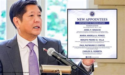 4 Bagong Ambassador UN Representative Tinalaga