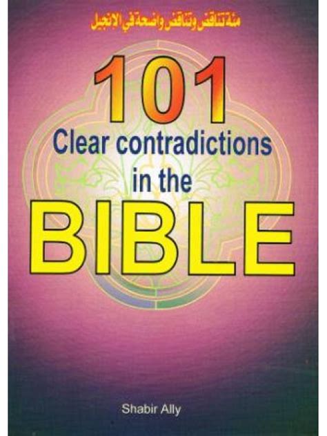 101 Clear Contradictions In The Bible