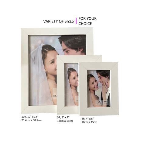 Photo Frame Size 4R / 5R / 10R White Color - (1pc) | Shopee Malaysia