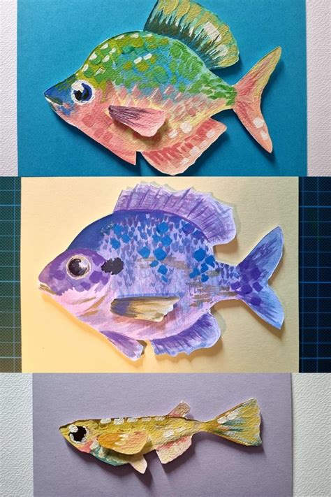 Fish on a Wall - Animal Crossing Acrylic Art and Paper Craft