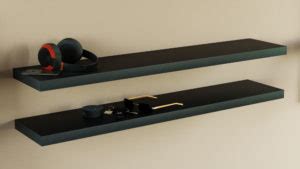 Matte Black Floating Shelves 600 800 1200 Triple Deal The