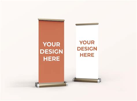 premium psd standee mockup psd