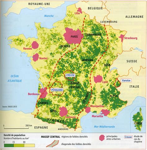 Chapitre G Ographie Les Espaces De Faibles Densit