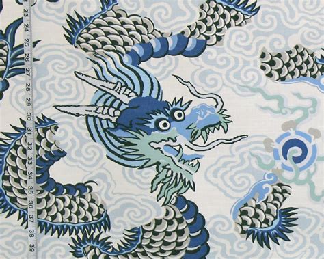 Blue Chinese Dragon Art