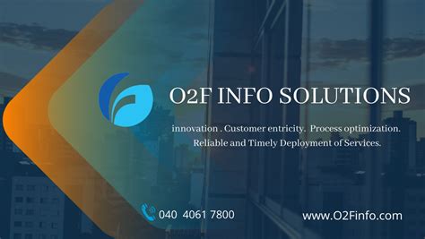 O2F INFO Solutions | Hyderabad