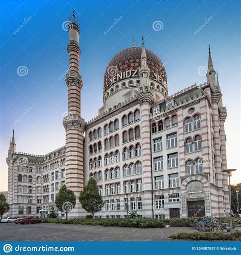 Beautiful View Of The Yenidze A Former Cigarette Factory Editorial